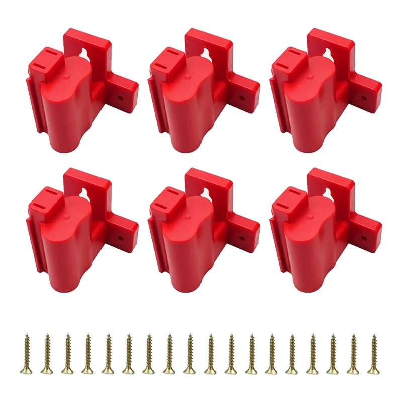 

【B07R】6 Pack Tool Holder Mount 12V Drill Tool Hanger Plastic Drill Tool Mount Compatible With