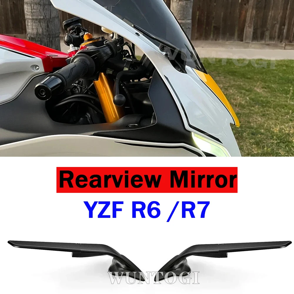 

For Yamaha YZF R6 YZF R7 YZF R7 World GP 60th Anniversary Motorcycle Rearview Mirror Side Mirrors Stealth Mirrors Sports Mirror