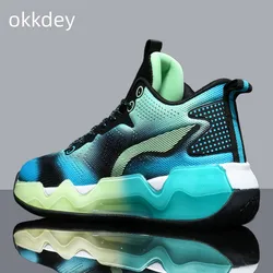 2023 nowa wiosna oryginalne męskie buty do koszykówki mężczyźni męskie buty do biegania okrągłe Toe platformy na zewnątrz oddychające sneakersy