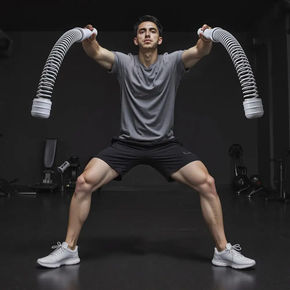 Home Fitness Equipment Multi-function Ropeless Battle Rope Trainer Heavy Duty Arm Exerciser Cordless Workout Cardio Strength