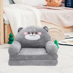 Folding Baby Sofa Plush Armchair for Mini Japanese Room Baby Infant Kids Elephant Shape Seat Multifunction