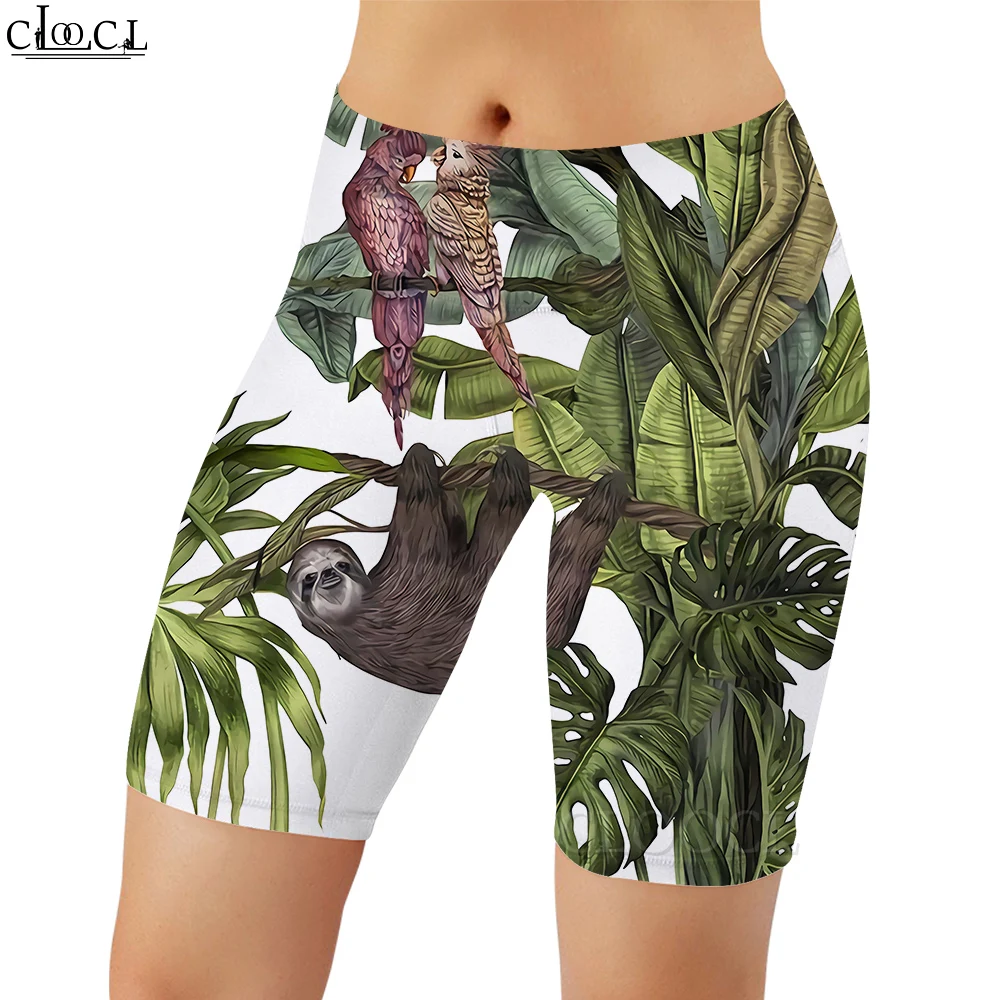 

CLOOCL New Fashion Women Legging Monkey Climbing Tree Pattern 3D Printed Shorts for Female Gym Workout Jogging Fitness Leggings