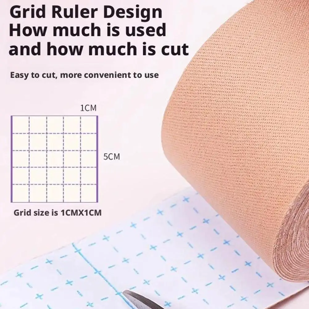 เทปคิเนซิโอโลยีสำหรับใบหน้า วีไลน์ คอ ดวงตา ยกกระชับ ลดริ้วรอย สติ๊กเกอร์เทป ดูแลผิวหน้า เครื่องมือ ผ้าพันแผลยืดหยุ่น