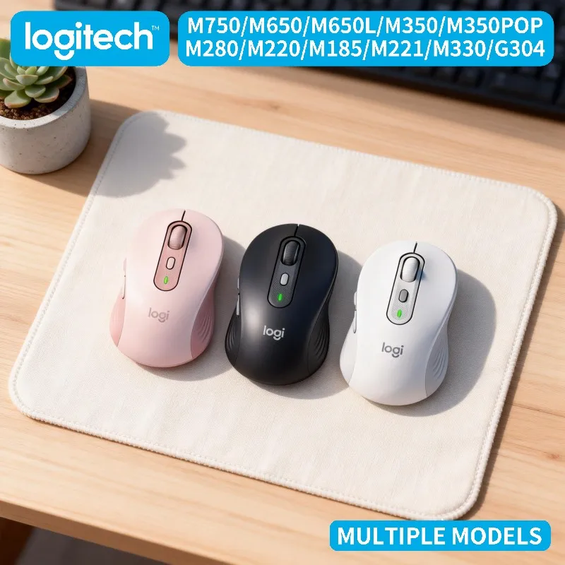 

Logitech Wireless Mouse M750 M650 M650L M350 M350POP M280 M220 M185 M221 M330 For Laptop PC multiple models