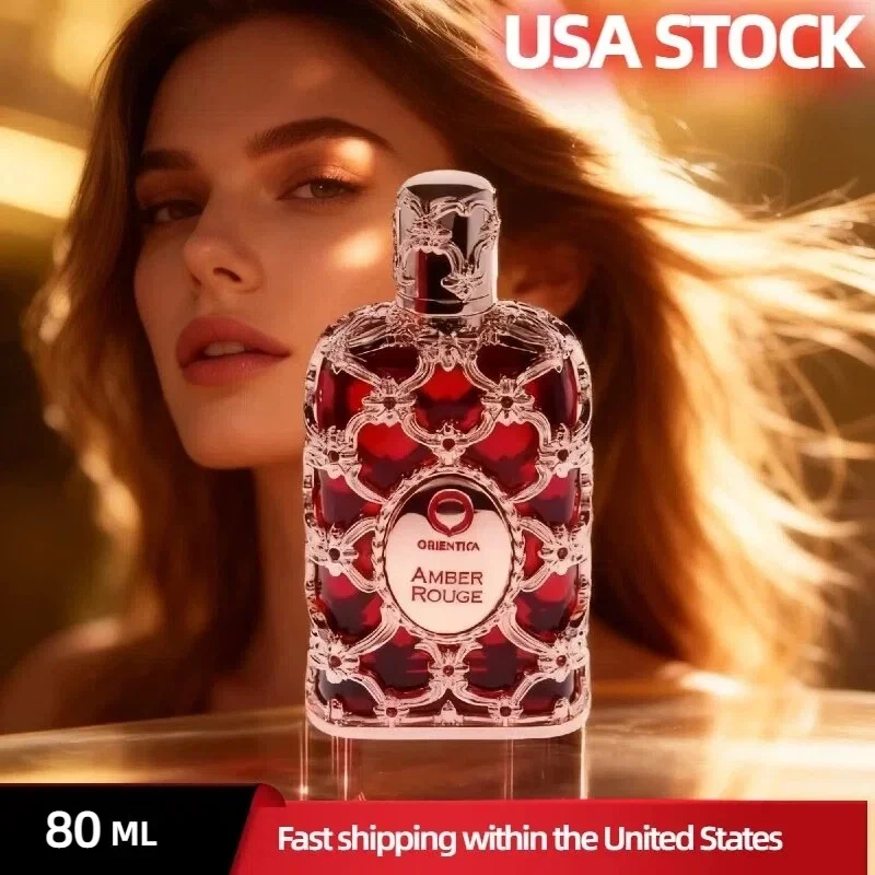 

Парфюмерный спрей Orientica Royal Amber Rouge 80 мл, унисекс-аромат с нотами уд, шафрана и розы, стойкий унисекс-парфюм для мужчин и женщин.