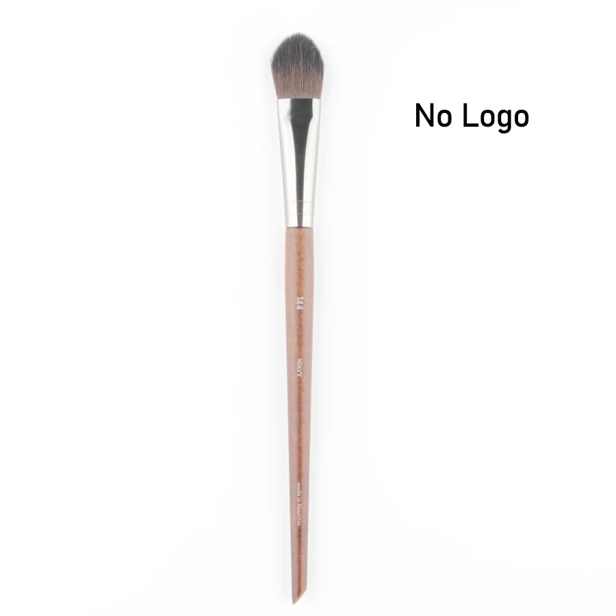 1 piece #144 Precision Highlighter Makeup brush detail Powder Blusher Natural wood Professional Make up brushes