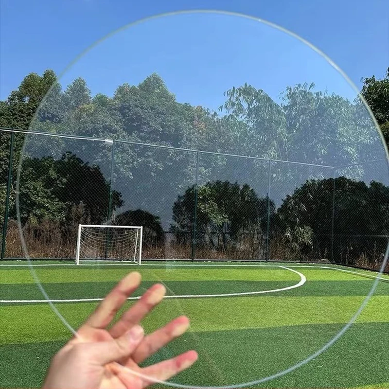 Dia 50-400mm Transparent Acrylic Sheets Perspex Plate Round Disc Clear Board Happy Birthday Cake Base Plate Decorating Tools