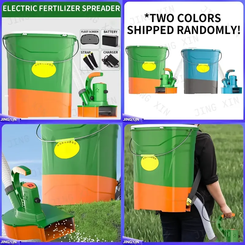 Custom for Backpack Multifunctional Electric Fertilizer Spreader Rechargeable Fully Automatic Seed Sower Feeding Machine