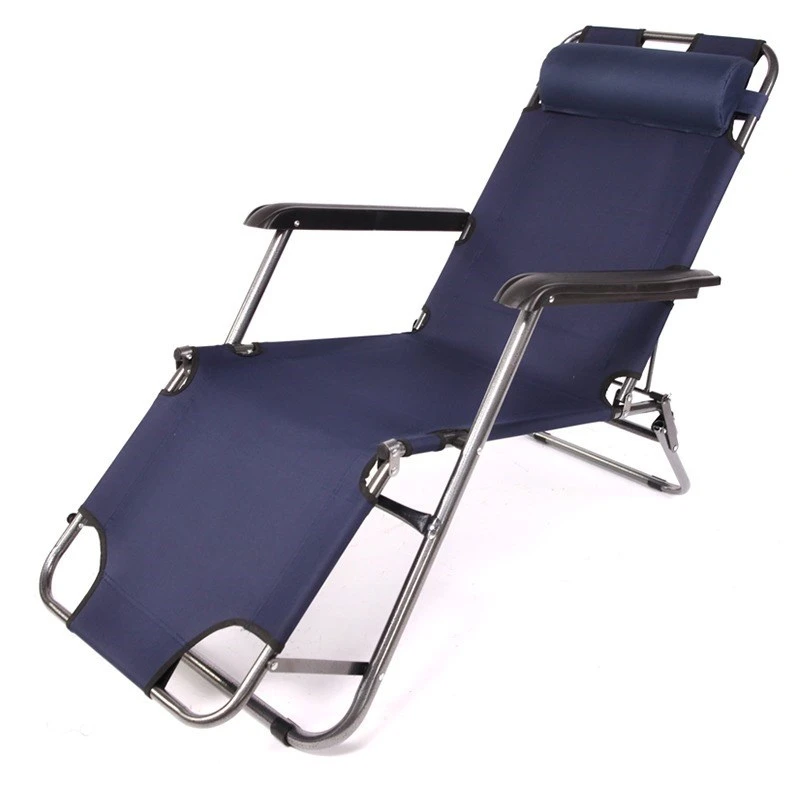 

Folding chair lunch chair multi-function outdoor portable beach recliner office adults easy lunch