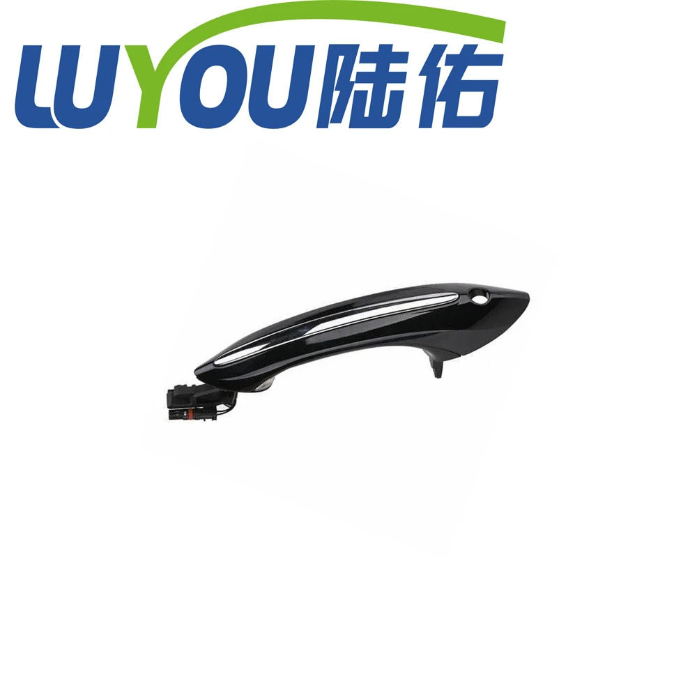 51217231931 4PC Black Outside Exterior Comfort Access Door Handle Set For BMW 5/6/7 Series F01 F02 F06 F07 F10 F11  F12 F13