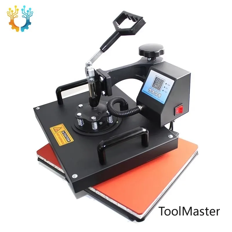 

【2026】5-in-1 Manual Swing Awying Heat Press Machine For T-shirt Mug Hat Plate-Multi-function Heat Transfer Sublimation Print