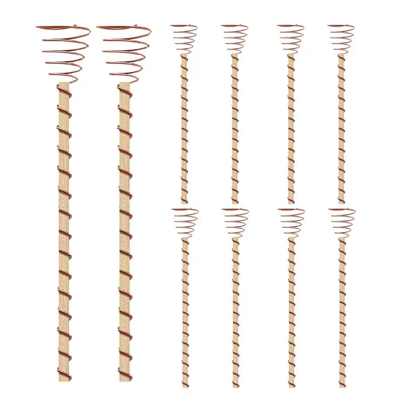 

Plant Stakes Copper Rods 12-Inch Electroculture Copper Rods 10pcs Long Copper Coil Plant Stakes For Growing Vegetable Garden