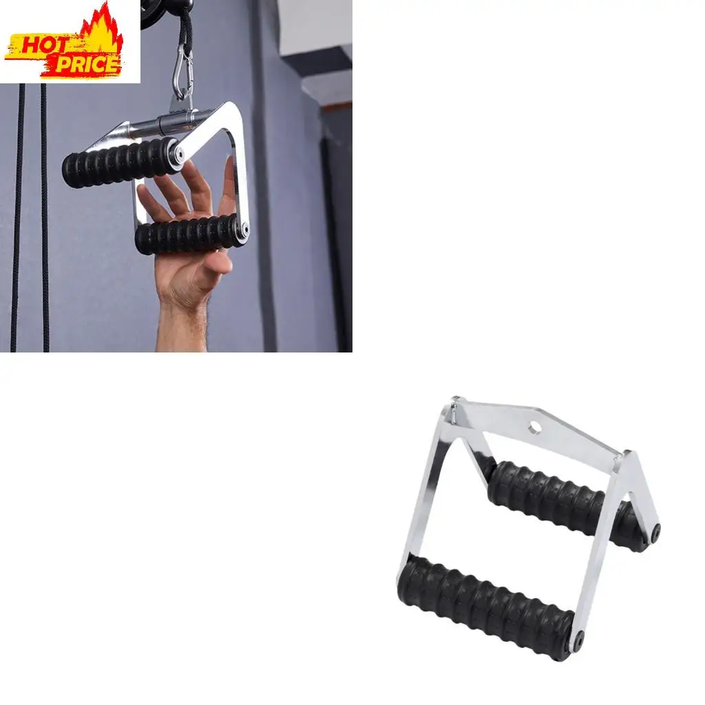 

V Shaped Rowing Rod Ergonomic Row Handle Biceps Triceps Back Workout Row Handle