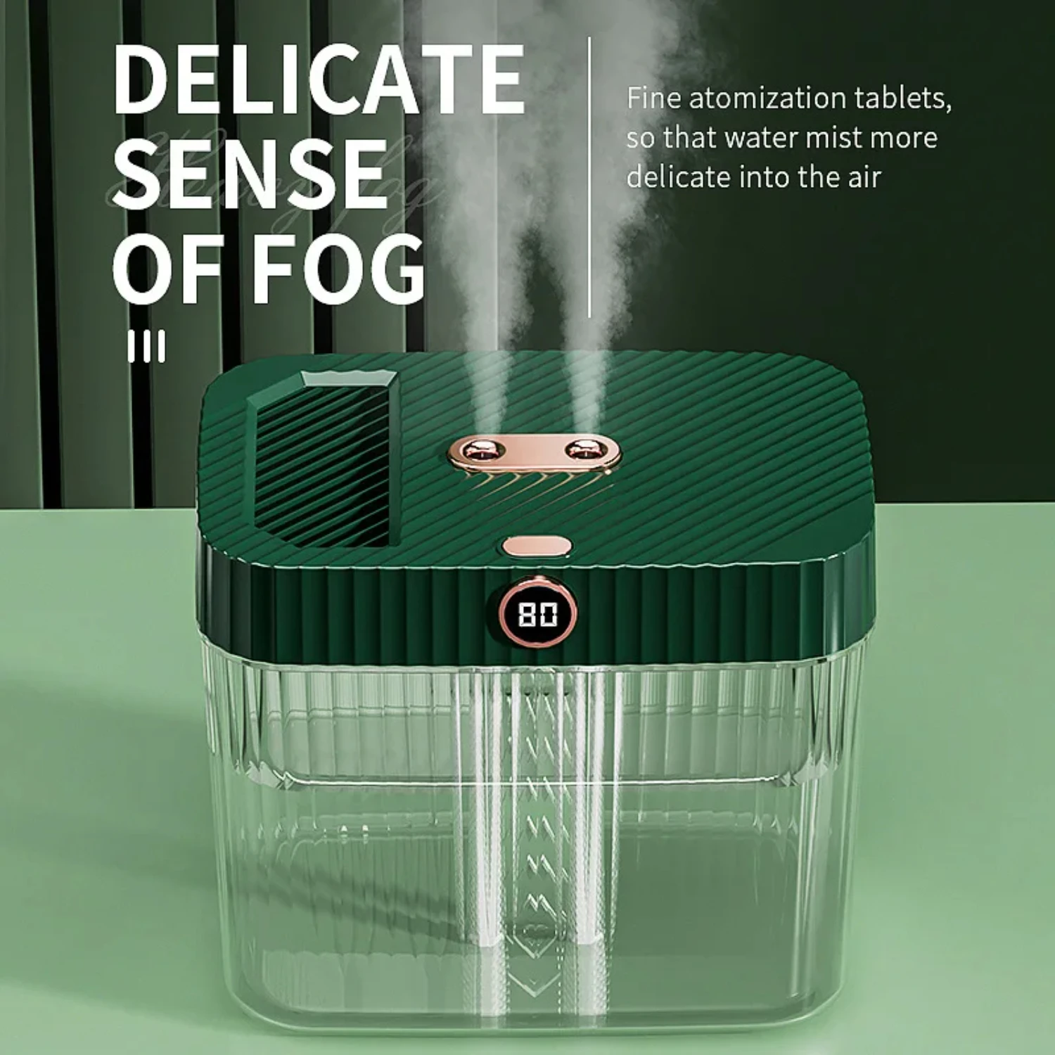 

5L Air Humidifier Double Nozzle Fragrance diffuser With LCD Display Large Capacity Essential Oil Diffuser Bedroom