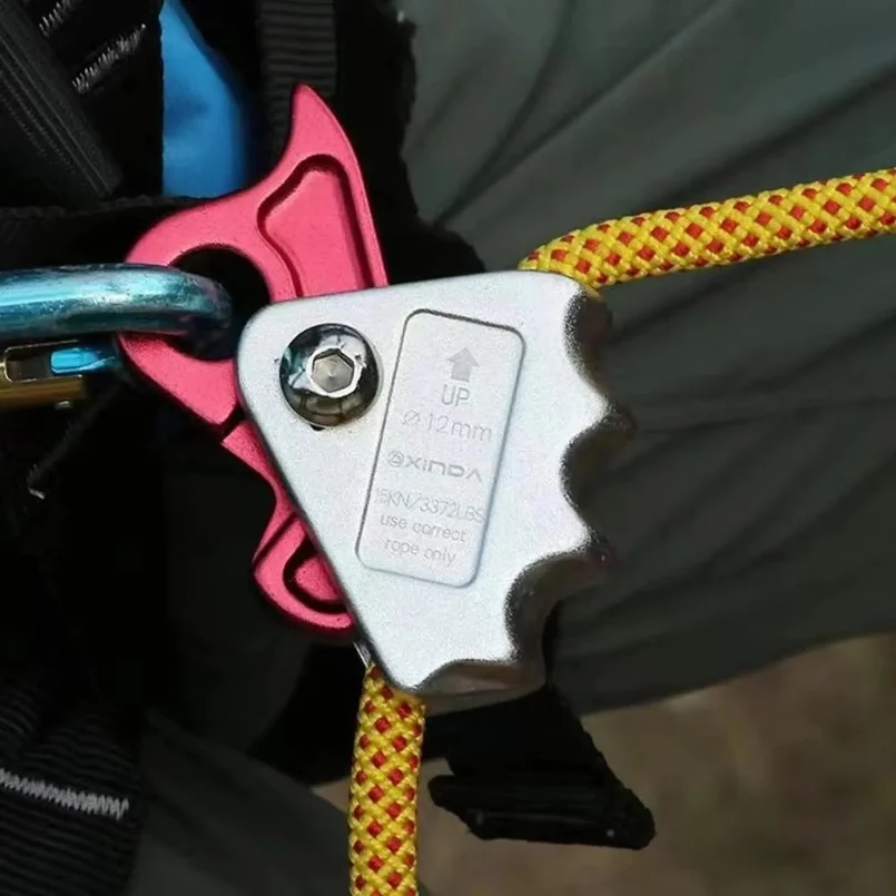 Outdoor Self-lock High-altitude ToolsGrasp Rope Devices Automatic Lock Carabiner Anti Fall Protective Gear Survival