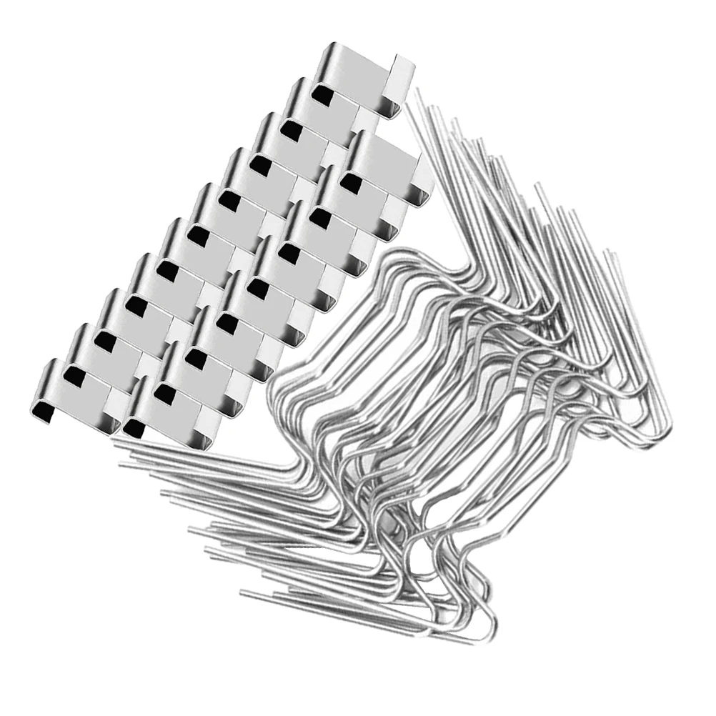 

1 set Stainless Steel W Z Shape Clips for Greenhouse Glass Panels Fixing Durable Rust Resistant Hardware Accessories