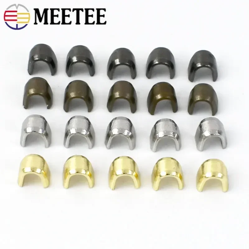 50g 3# 5# 8# 10# Brass U-clamp Zipper Stopper Non-slip End Lock Buckle Zip Top Stop for Metal Nylon Resin Zippers Repair Kit