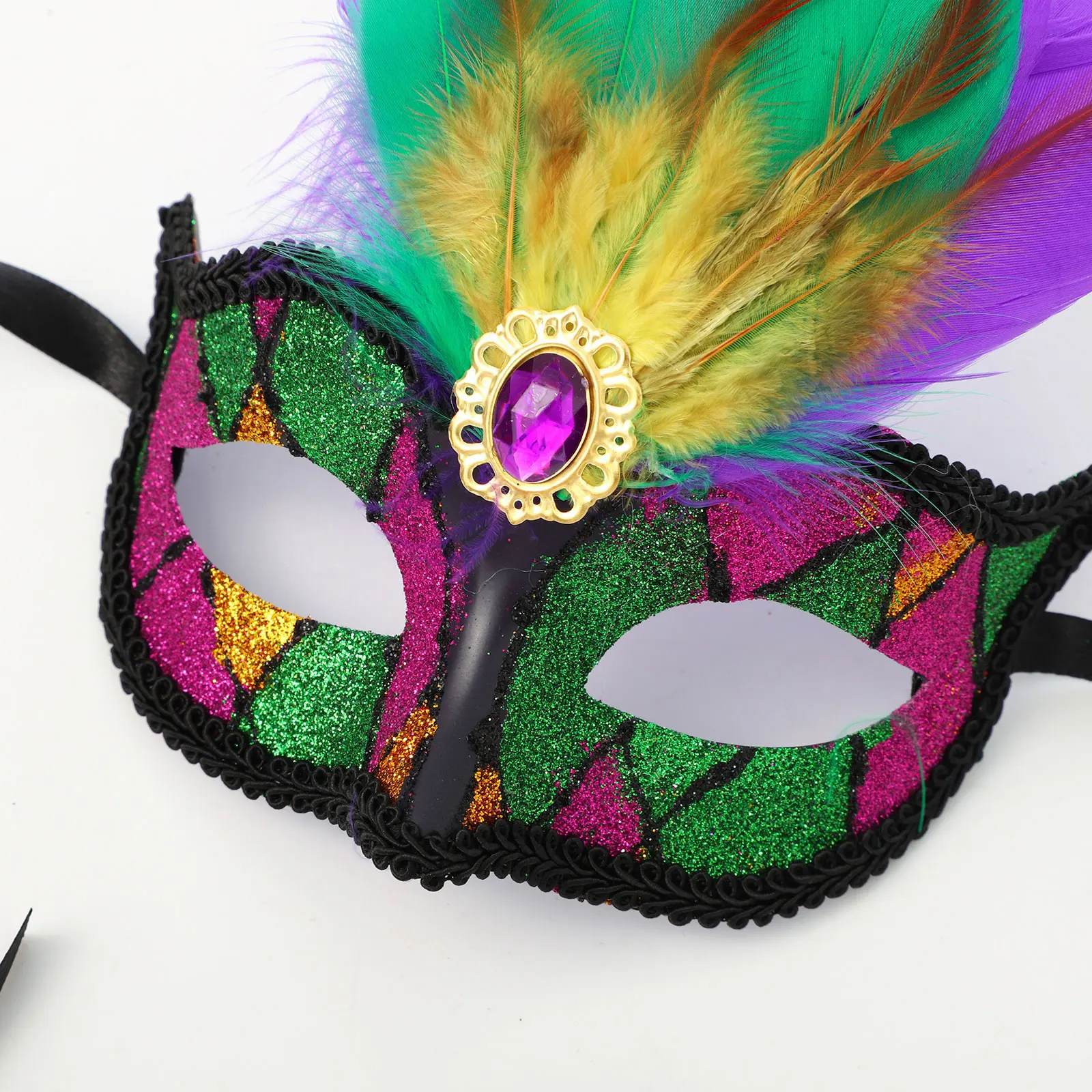 

Ancient Egyptian Princess Mask Halloween Masquerade Half Face Mask Snake Head Sequin Gold Webbing Cleopatra Pharaoh Costume Mask