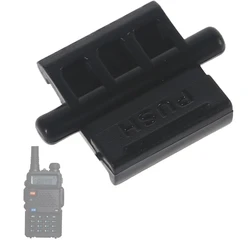 Walkie-talkie plástico 53CC, botón bloqueo batería adecuado para UV-5R, UV 5R, UV-5RA, UV-5RE, resistente desgaste