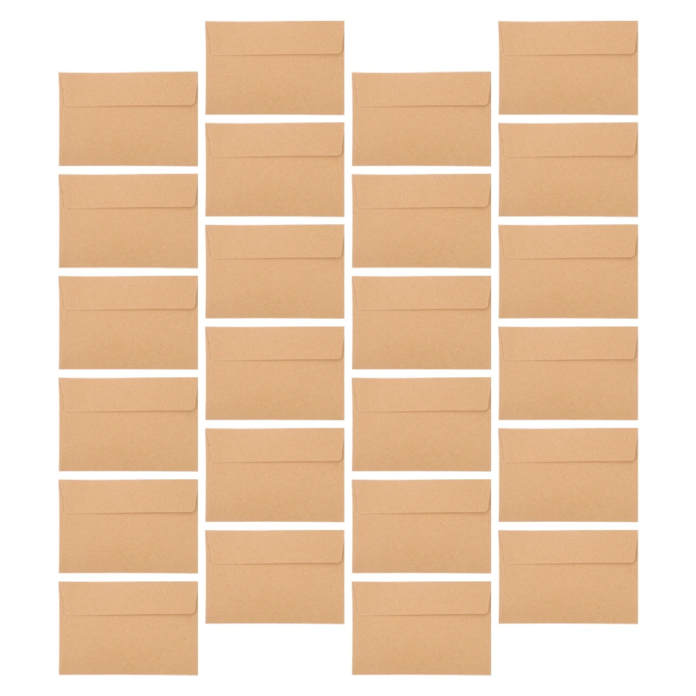 

60pcs Envelopes Letter Size Self Seal Business Security Light Brown Cute for Wedding invitations Cards Letters