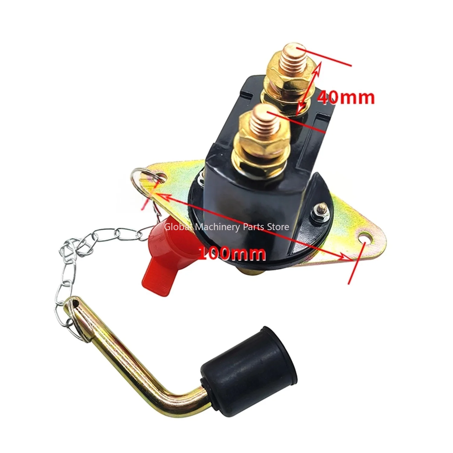 suitable for the main power switch of Hitachi  excavators and loaders, hand-operated battery power-off main knife switch