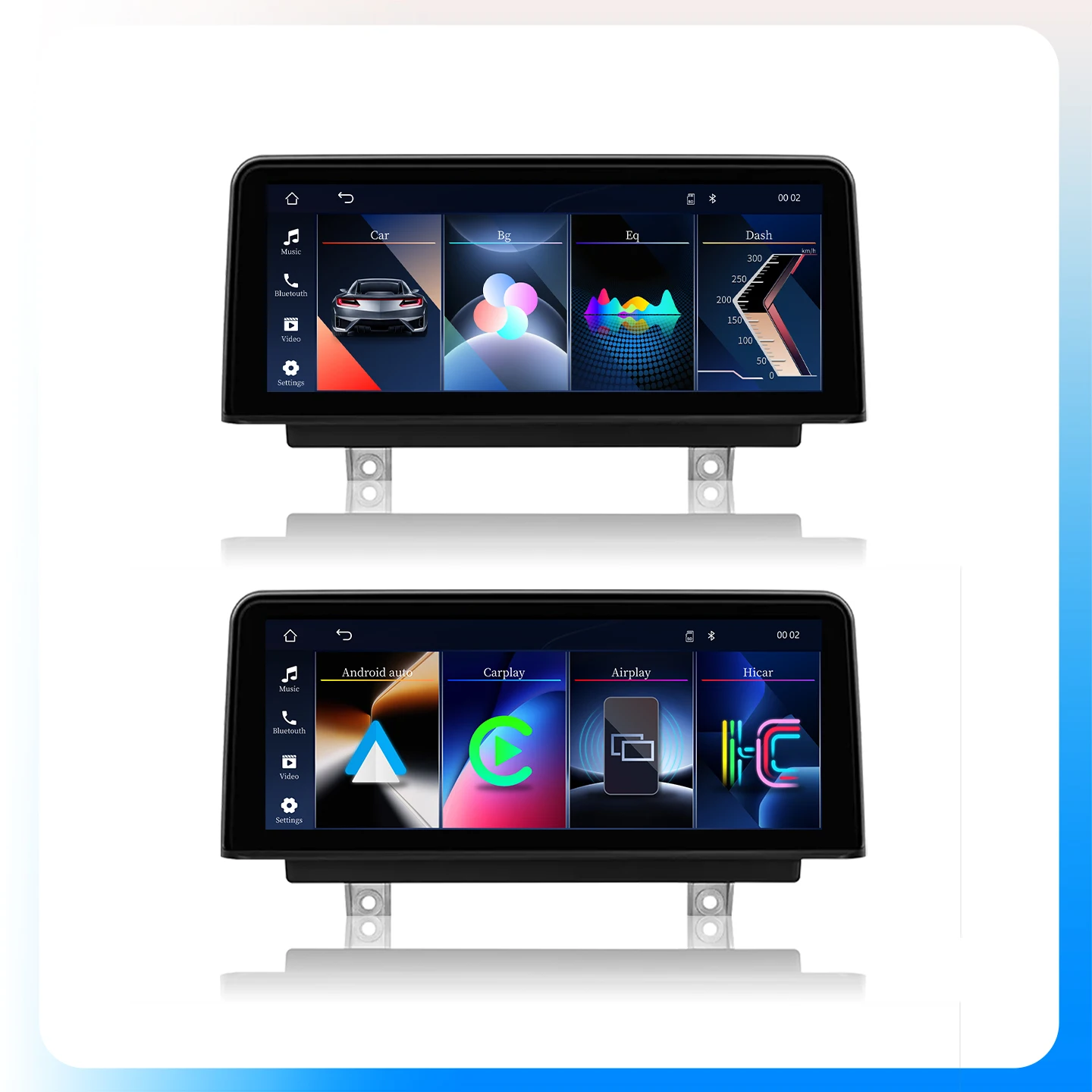 10,25 Zoll Auto-Multimedia-DVD-Player für BMW 3er F30 F31 F34 4er F32 F33 F36 2013-2017 mit GPS-Navigation Linux-System Kabelloses Carplay Radio Stereo Video