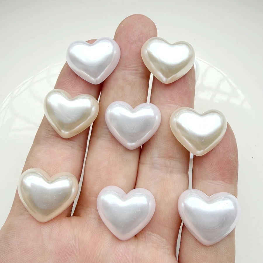20 pieces of heart-shaped flat back scrapbook, Rhinestone jewelry, hair accessories, DIY handmade decoration accessories