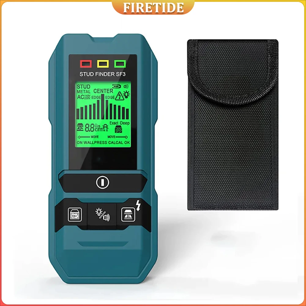 

SF3 4 in 1 Stud Finder Wood Studs Metal Detecion Detection of live cable Metal Measurement Finder Wall Detector Scanner