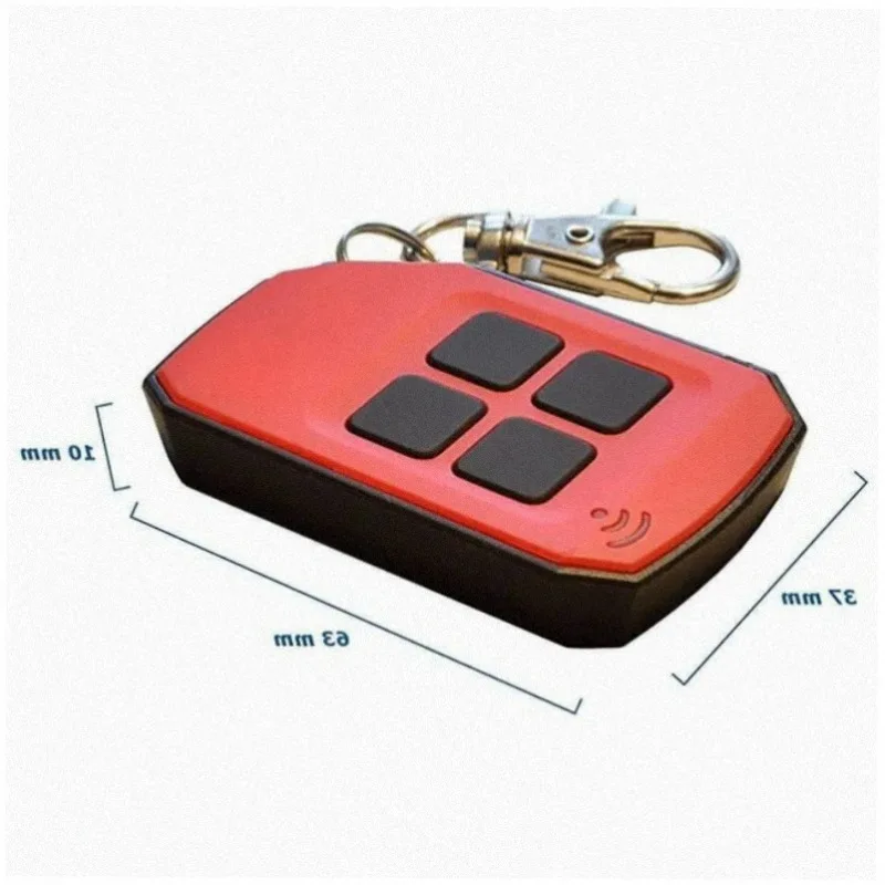 Universal Waterproof Gate Remote Control 433/433.92 MHz with 4 Independent Keys Compatible Fixed Codes Long Life Battery Include