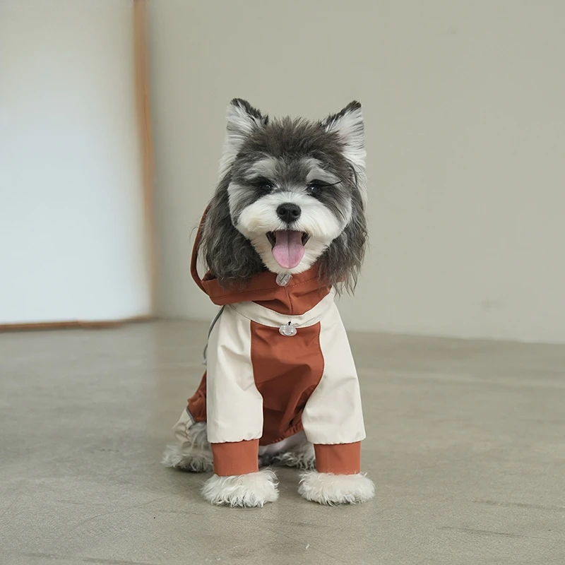 

Dog Raincoat, Reflective Waterproof Pet Clothing, Raincoat, Small And Medium-sized Dog Jumpsuit, Raincoat, Dog Outdoor Clothing