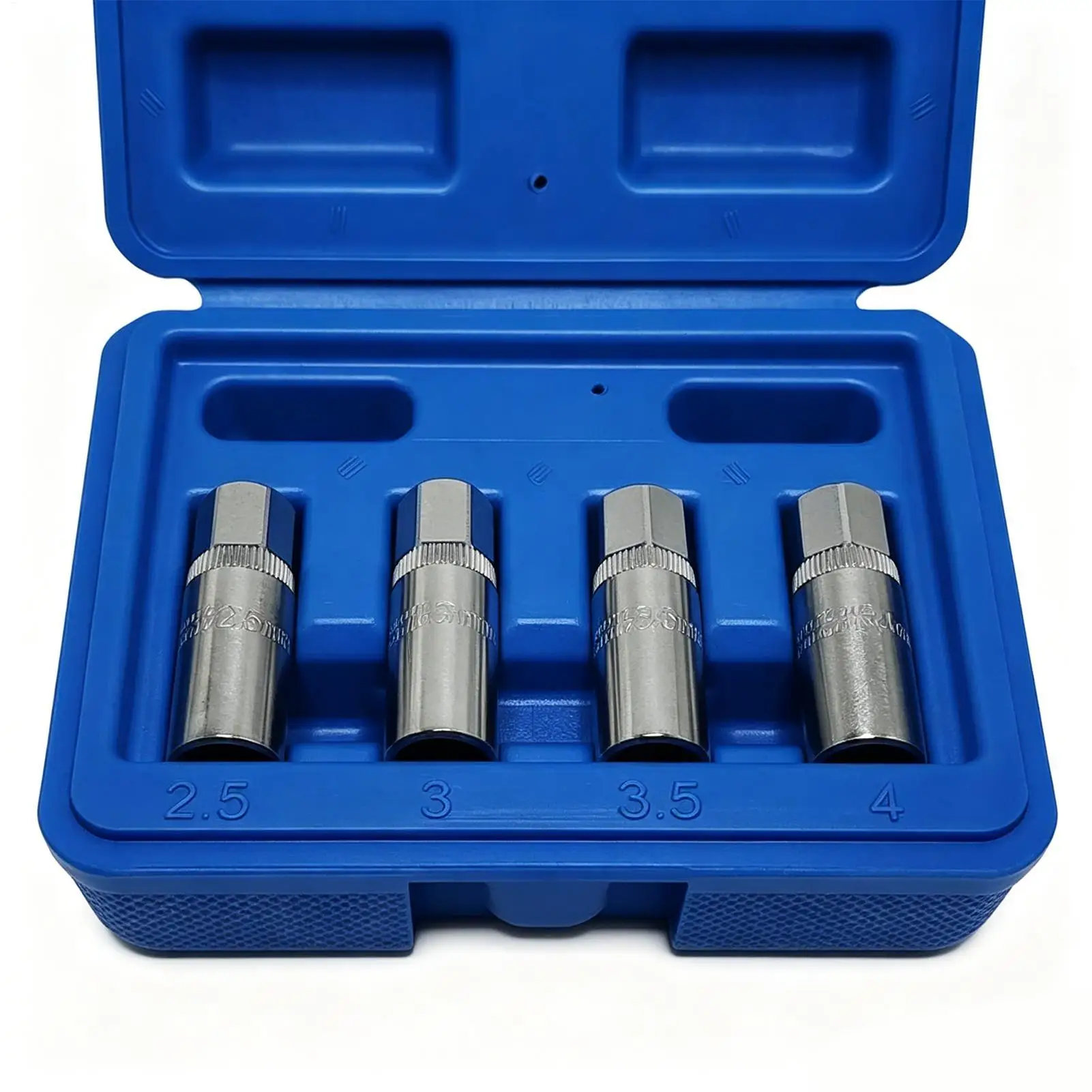Picture 6: Bolt Extractor Kit 4 Pieces 1/4Inch Universal Remover Extractor Socket Set For Damaged Car Automotive Mechanics Maintenance Home