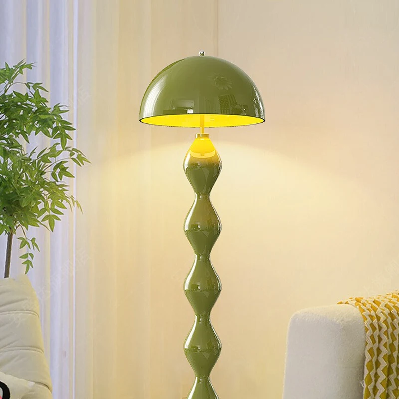 aipaite modern iron mushroom led tall floor lamp estilo creme para quarto sala e outra decoracao de casa 01