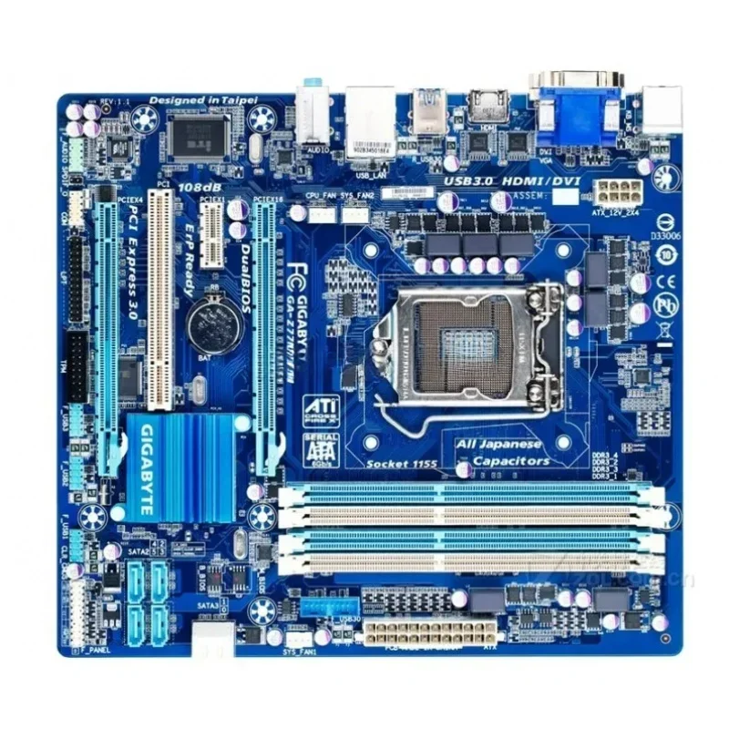 

Z77M-D3H 1155-Pin Z77 Integrated Luxury Small Board With Usb3.0 Sata3