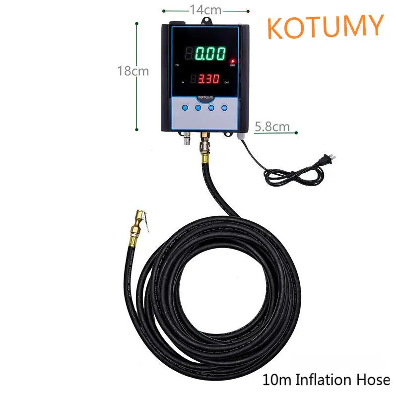 Automatic Tire Inflator Preset Pressure Auto Inflate Deflate Car Tire Air Pump