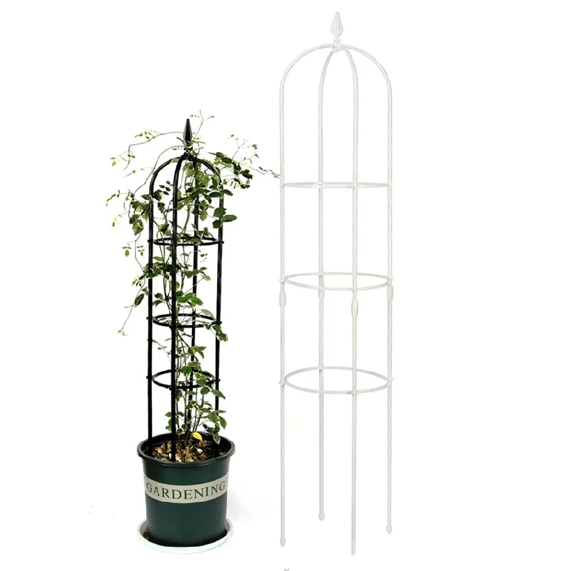 Hot Sale Top Quality Garden Arch Lattice Plant Cage Clematis Rose Metal Garden Trellis Supports for Climbing Plants