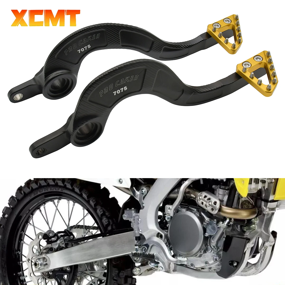 

Педаль ножного тормоза CNC для мотоцикла Suzuki RMZ250 RMZ450 RM Z250 Z450 RMZ 250 450 2007-2012 2013 2014 2015 2016 2017 2018