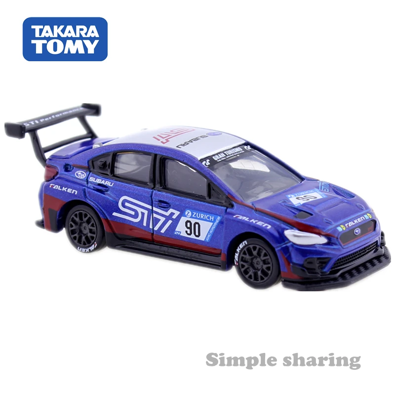 Takara Tomie Premium 24 Subaru Wrx Sti Nbr Challenge 1:62 Auto Race Auto Auto Motoren Auto Diecast Metalen Model Nieuwe Boytoys