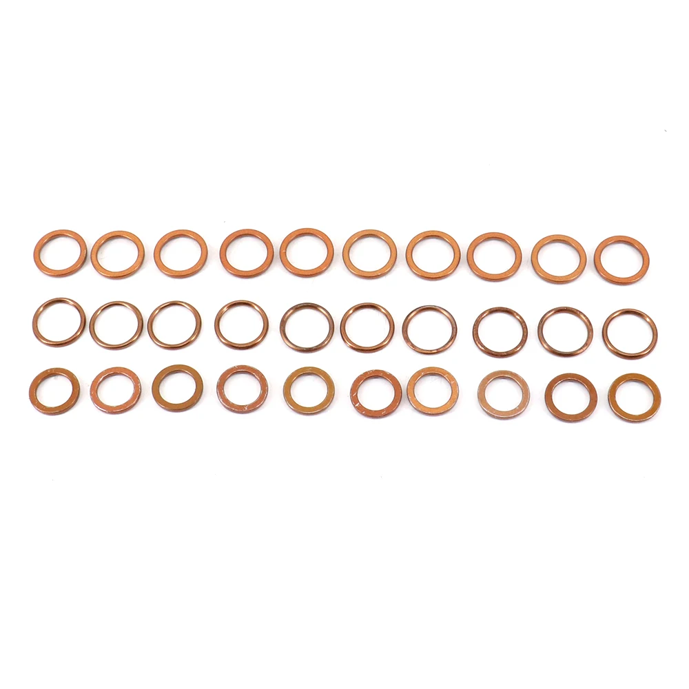 10pcs/lot Motorcycle Silencer Exhaust Pipe Gasket For 50cc 60cc 80cc 100cc 125cc 150cc Motorbike Scooter Underbone Dirt Bike ATV