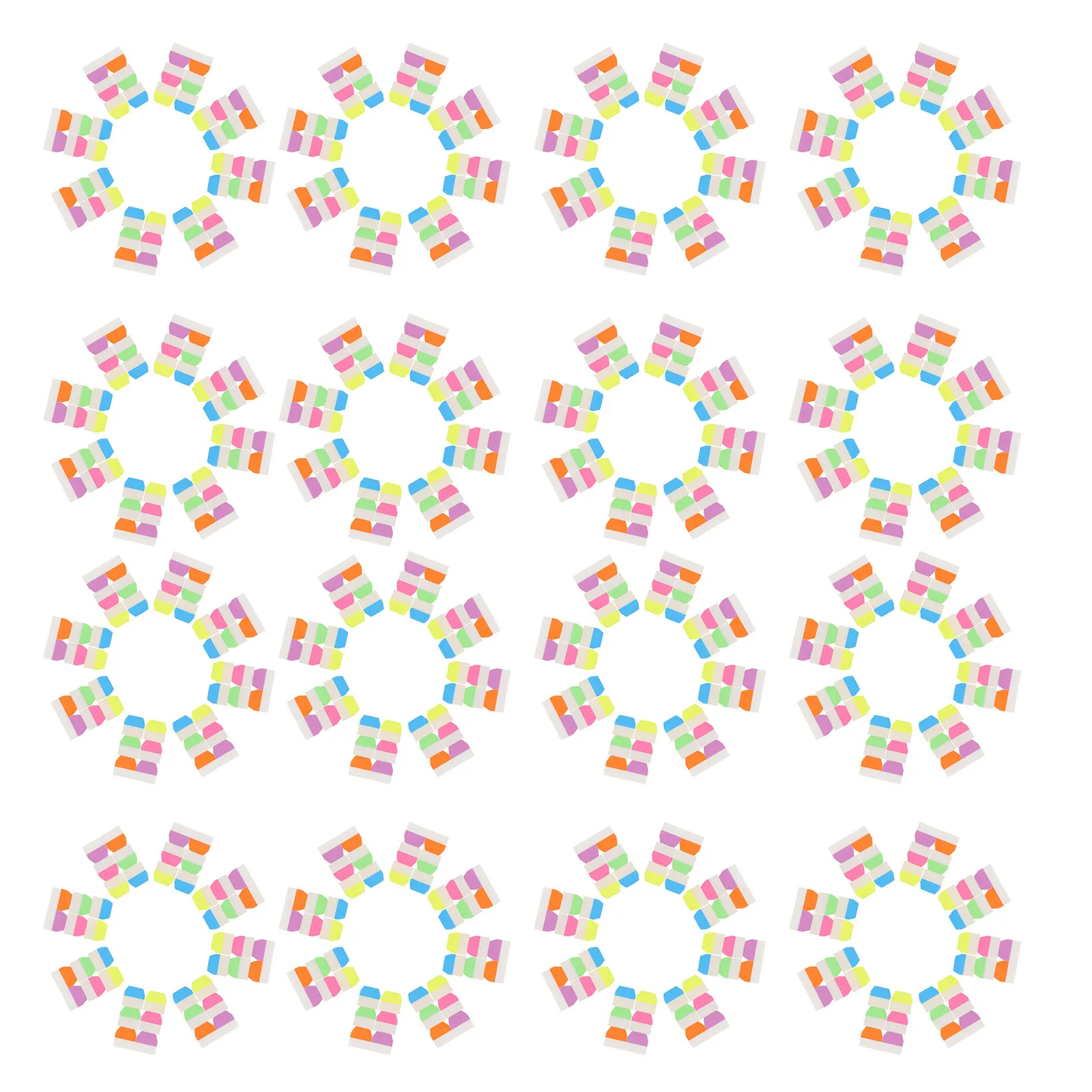 

600Pcs Assorted Sticky Tabs for Notebooks Writable Transparent Divider Tags Page Flags Easy Reference Reusable