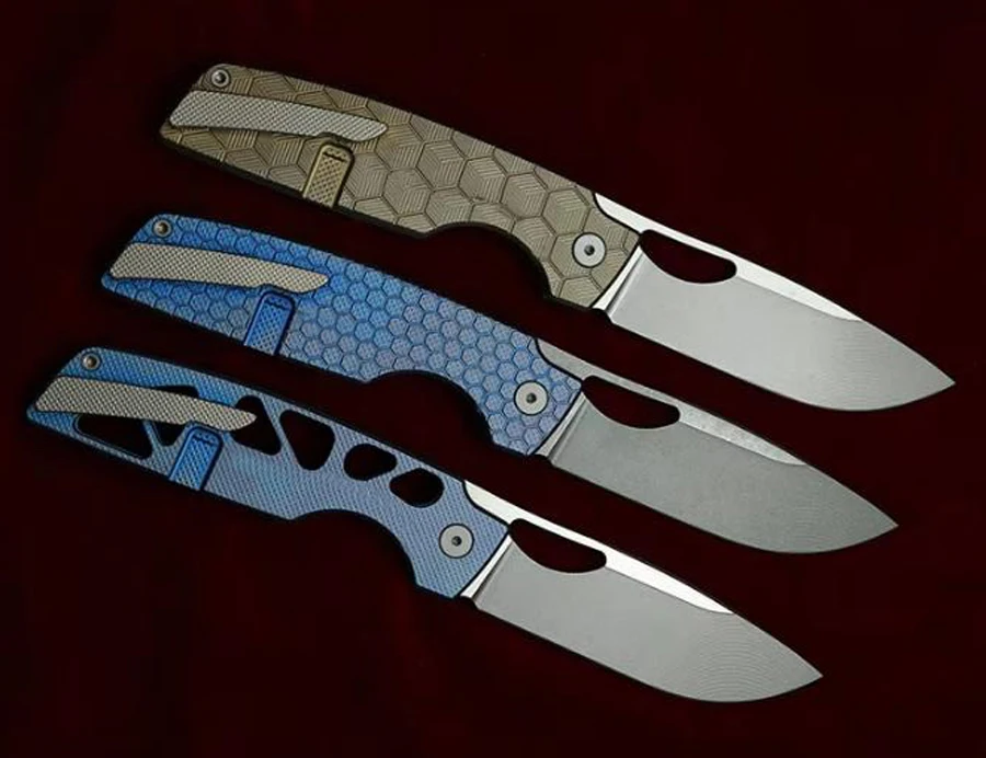 LEMIFSHE New Cedar Ceramic Bearing Titanium Handle 154CM Steel Folding Knife Outdoor Camping Kitchen Survival EDC Tool