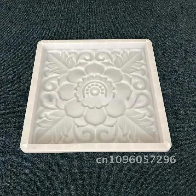 In Chinese Antique Style Brick Carving Plastic Mold Courtyard Template Paving Relief Floor Cement Tile Decoration Shadow Wall