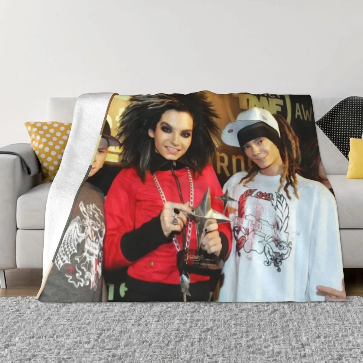 

Tokio Hotel Band 002444 Bedroom pet blankets Quilt For Bed Blankets & Throws Blankets And Throws Throw Blanket
