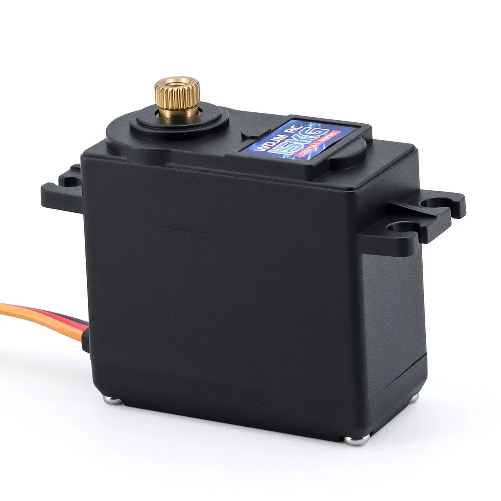 15KG High Torque Metal Gear Servo PWM Large Size 0.12s/60° 6.8V for 1/8 1/10 RC Car Buggy Truck Robot