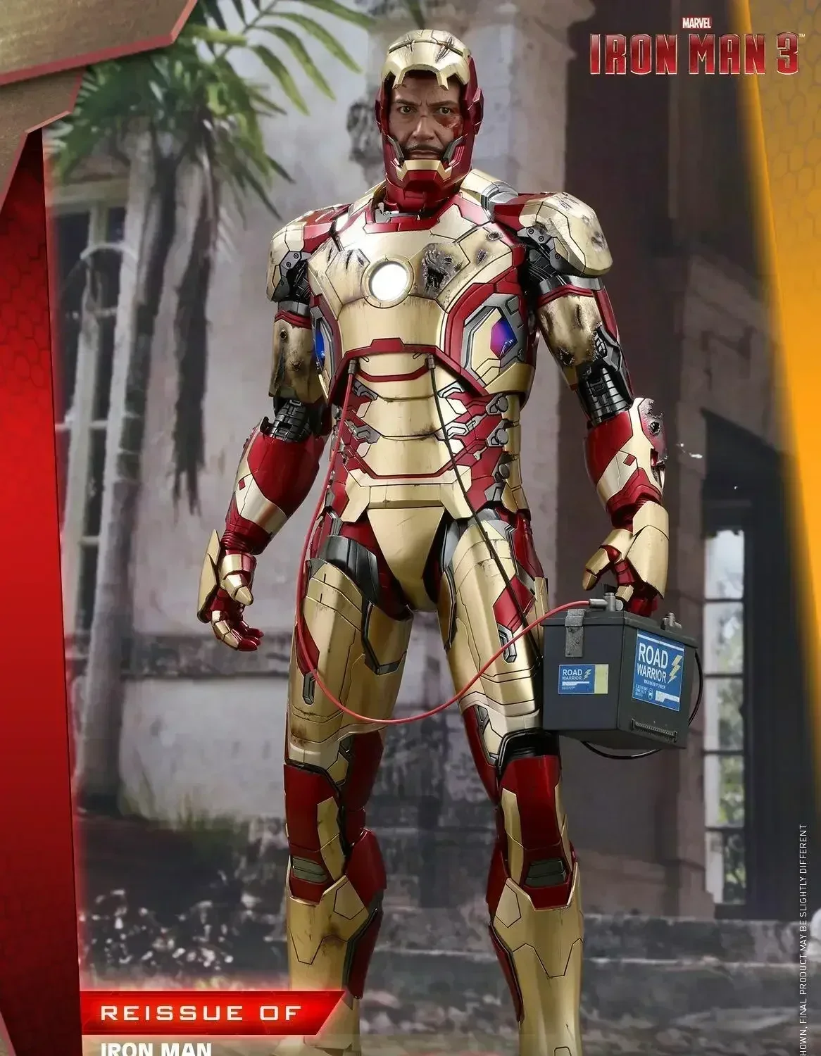 1/4 Iron Man Mk42 Deluxe Edition Qs008 Marvel Anime Action Figures Original Team Suit Avengers Endgame Model Toy Gifts