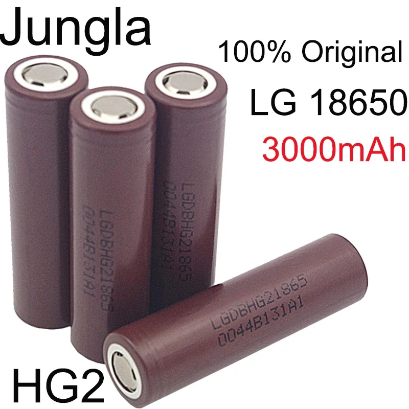 

100% Original HG2 3000 MA Stable 3.7v 18650 Battery High-quality Cell HG2 20A Batterie 18650 Rechargeable