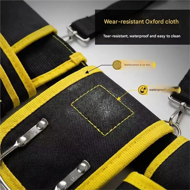 

Поясная сумка для инструментов AAAF Heavy Duty с подтяжками, для плотников, портативная сумка для строительных ножниц и инструментов