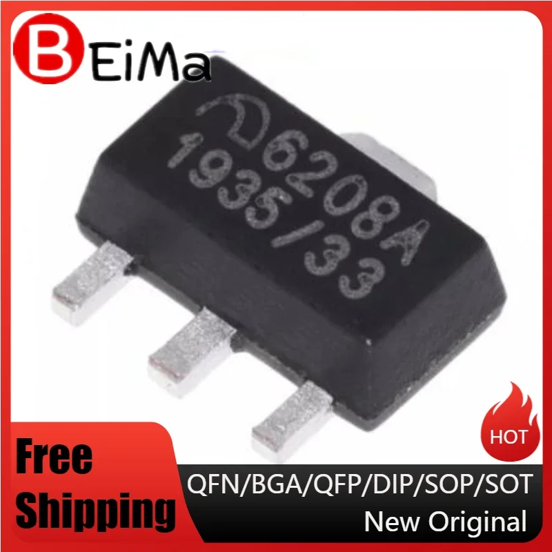 (10-50piece) ME6208A33PG                ME6208A33PG          SOT-89     Provide One-Stop Bom Distribution Order Spot Supply