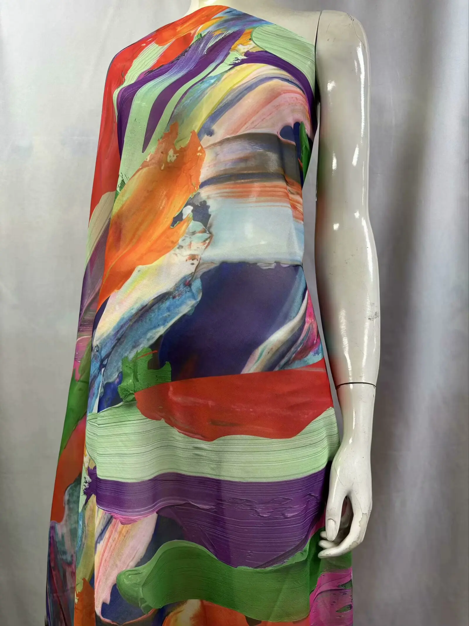 

Высококачественная швейцарская тонкая хлопковая ткань с принтом, 100% хлопок, мягкий тюль, приятный для кожи, дышащий для женского платья G5-613-2