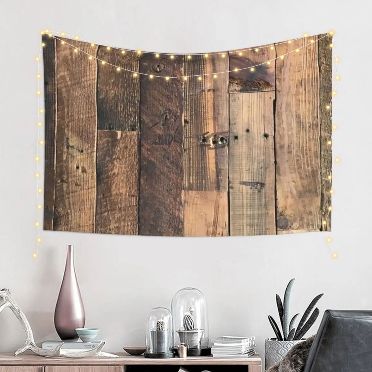 

primitive farmhouse western country hickory brown barn wood Tapestry House Decoration Things To Decorate The Room Tapestry