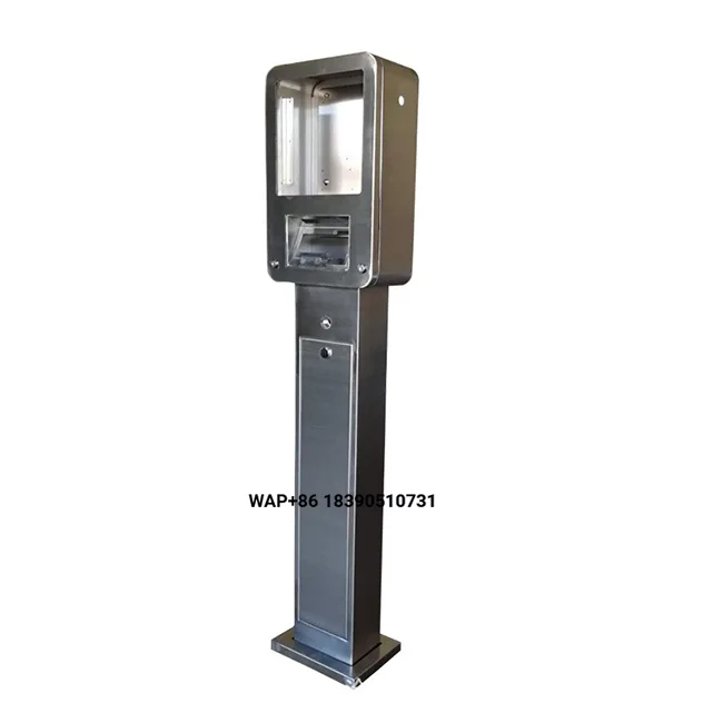 Factory Aluminium Alloy Column Ev Charging Station Pillar Stand Car Charging Pile Shell Sheet Metal Fabrication Ev Charging